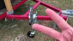 Crank Up Swing Away Twin Wheel Trailer Tongue Jack Stand Oth