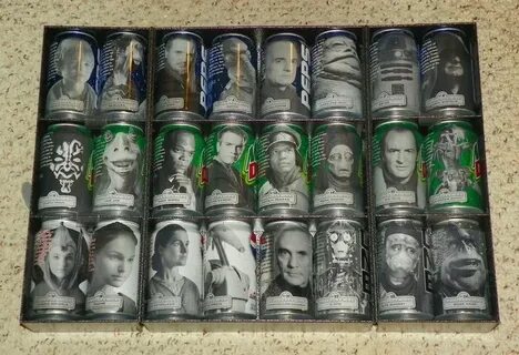 STAR WARS Episode 1 - Exclusive Pepsi / Mt Dew 24 Can Set w/