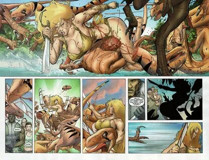 Read online Shanna the She-Devil: Survival of the Fittest comic - Issue #1.