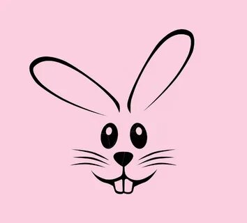 Bunny Face PNG Free Download - Files For Cricut & Silhouette