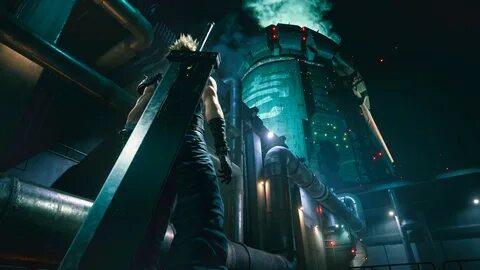 Final Fantasy 7 Remake Cloud Strife Sword 4K Wallpaper #5