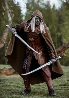 Dark Elf Costume Drizzt Do'urden Cosplay Fantasy Armor Etsy