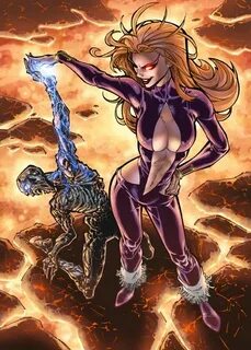 Satana by AlexGarner on deviantART Comic book girl, Marvel a