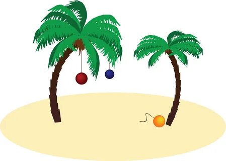 Library of palm tree christmas clipart freeuse stock png fil