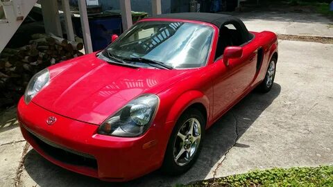 SOLD: 2000 MR2 Spyder Red with 2zz swap for sale, needs work