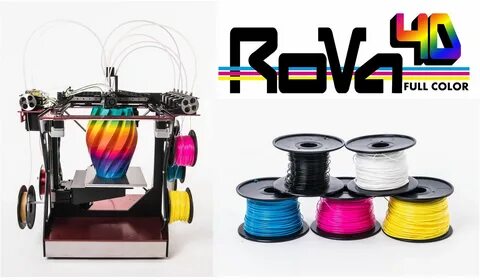 RoVa4D Full Color Blender 3D Printer Pre-Order 3d printer, P