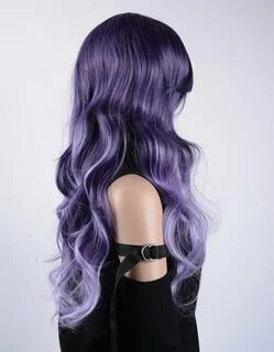 Фиолетовые волосы у девушек