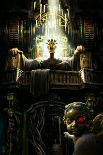 wh40khq: The Golden Throne by freekishly Warhammer 40k artwo