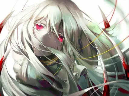 Blood kagerou project kozakura mary long hair red eyes syeos