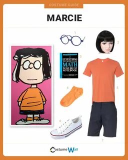 Dress Like Marcie Charlie brown costume, Peanuts halloween c