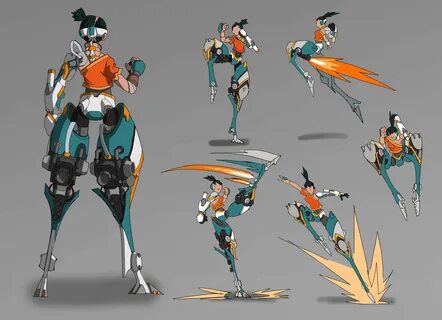 ArtStation - character sheet , Yishu Ci Overwatch hero conce