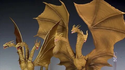 S.H.Monsterarts king ghidorah & Godzilla 2019 Diorama with s