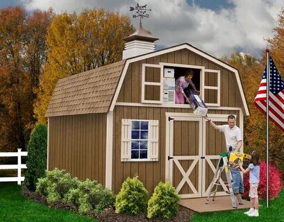 Best Barns Millcreek 12 x 16 Wood Barn Shed Kit