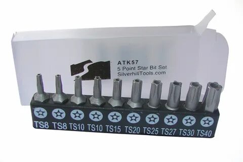 Buy Silverhill Tools ATK67 6 Point Star Bit Set with Securit