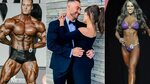 Bodybuilding Competitors Chris Bumstead and Courtney King a 
