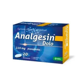 ANALGESIN DOLO 220MG FILMTABL. 20X Millennium Gyógyszertár