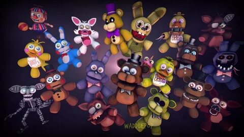 Plushie Generations FNaF Speedart (SFM) - YouTube