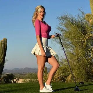 Beautiful girls-golfers