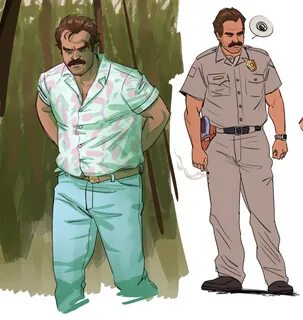 jim hopper Tumblr Stranger things art, Stranger things fanar