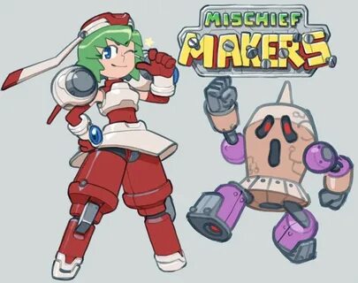 Mischief Makers by @Thdark101 Retro gaming art, Mega man, Co