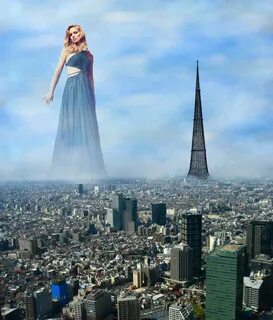 Giantess Jennifer Lawrence Approaches Tokyo by gts47 on Devi