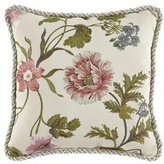 Croscill Multi Daphne Reversible Square Decorative Pillow ($