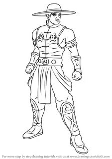 Learn How to Draw Kung Lao from Mortal Kombat (Mortal Kombat