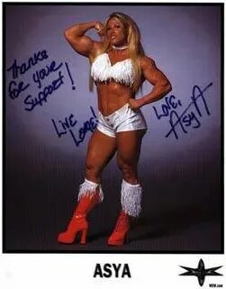 Someone Bought This: WCW Asya signed promotional photo - Wre