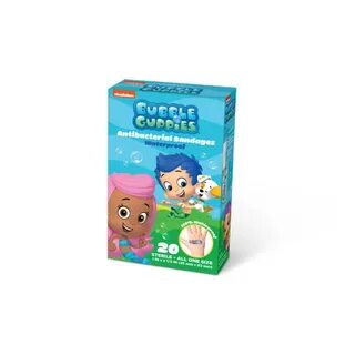 Bubble Guppies Waterproof Bandages, 20 Count - BrickSeek