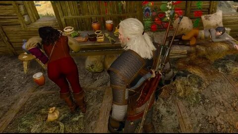 #4 The Witcher 3: Meeting Herbalist Tomira! Nice Butts - You