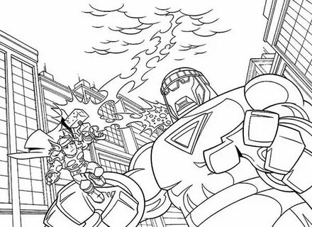 Coloring pages, Superhero, Thor