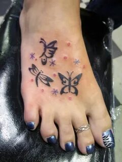 67+ Butterfly's Tattoos On Ankle Tribal butterfly tattoo, Fe