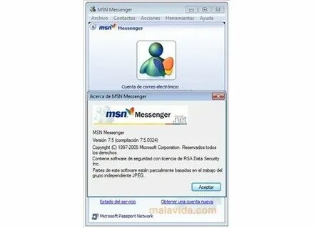 MSN Messenger 7.5 .0324 - Download for PC Free