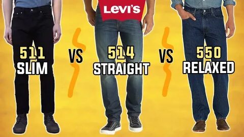 Which Levi's Jean Is Best FOR YOU? 511 VS 514 VS 550 - YouTu