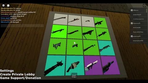 Testing out every gun in roblox isle in shooting range - You