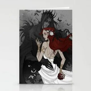Hades and Persephone Stationery Cards by Iren Horrors Mitolo