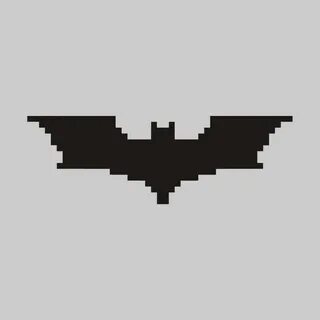 silliphilli batman-begins-pixel-logo mens t-shirt