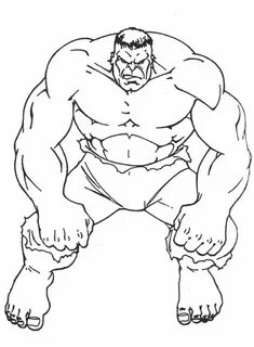 Free Printable Hulk Coloring Pages For Kids AD6