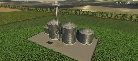 US Large Grain Complex FS19 Farming Simulator 19 Mod FS19 mo