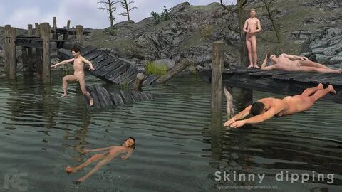 Skinny dipping - The gay art & stories of Damnd1