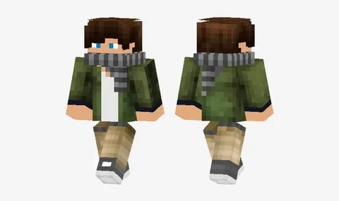 Minecraft Skin Cool Green - 538x437 PNG Download - PNGkit