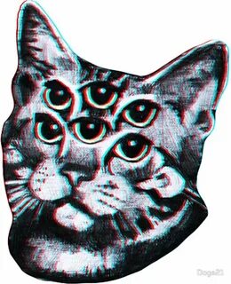 Trippy Cat Drawing Related Keywords & Suggestions - Trippy C