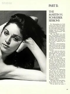 Оюнаженная Мадонна в журнале Playboy, Сентябрь 1985 / ZCELEB