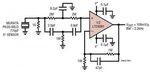 Типовое решение LTC6081 Shock Sensor Amplifier (Acceleromete