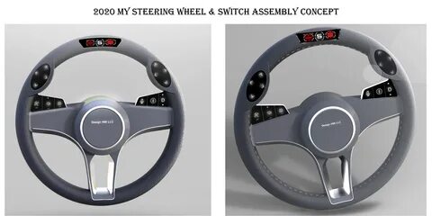 Design HMI Seamless Steering Wheel Design