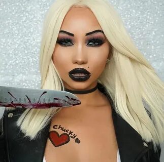 𝓒 𝓱 𝒆 𝓻 𝓻 𝔂 🎀 𝓓 𝓸 𝓵 𝓵 Bride of chucky makeup, Halloween make