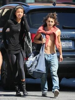 Willow Smith runs around town with actor pal Moises Arias Wi