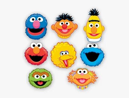 Elmo Birthday Png - Sesame Street Faces Clipart , Free Trans