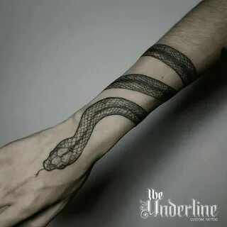 Lovely Snake Around arm tattoo, Hand tattoos, Snake tattoo d