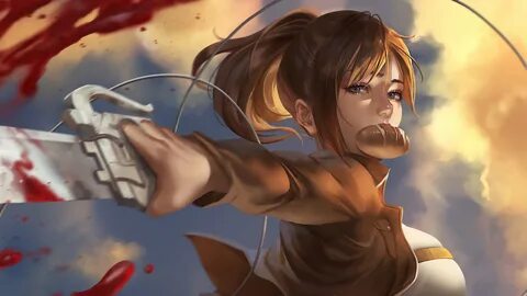 Sasha Attack on Titan 4K #8690e Wallpaper